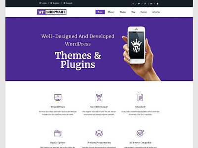 Themes For WordPress - Wpshopmart marketplace