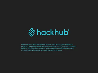 HackHub Brand brand design graphic hackhub logo