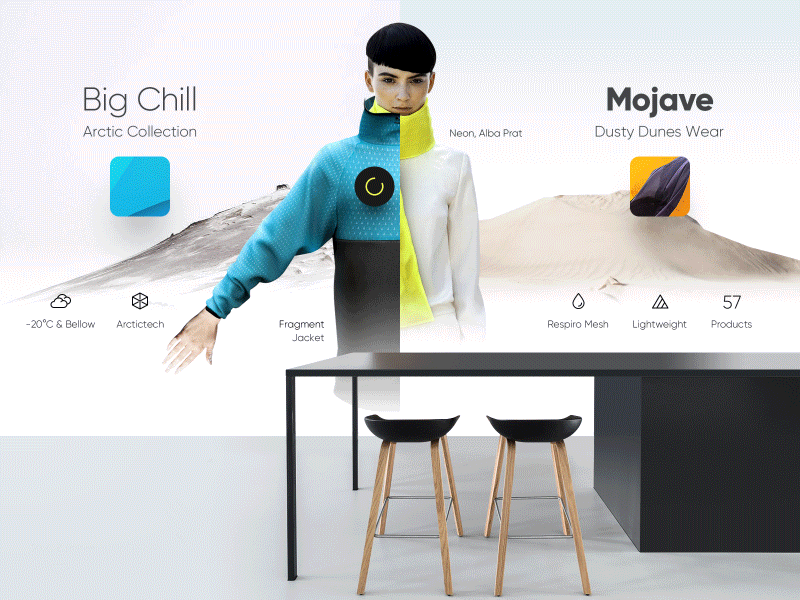 Window Shopper apparel ar desert glass human shop smart snow ui vr