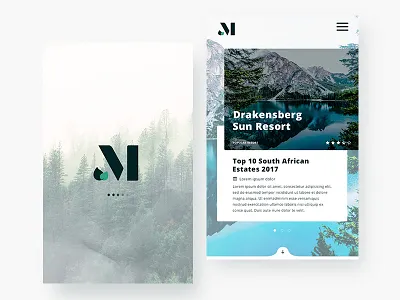 Travel App Design app branding logo website