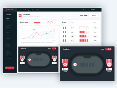 Poker Aid App app design gambling game iconography idenity poker poker card poker cards poker chips table ui ux