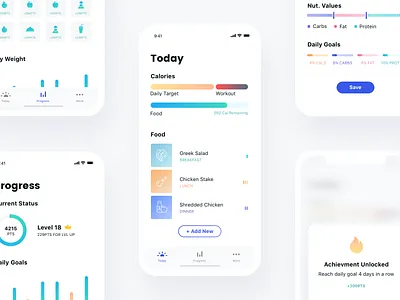 Nutrition App Case Study case study food ios app nutrition progress search tracking