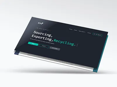 sourcingexportingrecycling.co.uk full website illustrator landing page logo design mockups ux web design wordpress