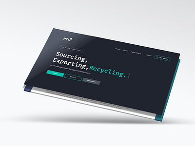 sourcingexportingrecycling.co.uk full website illustrator landing page logo design mockups ux web design wordpress