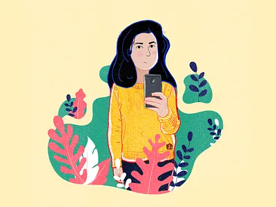 Illustration adobe creative design illustration portrait ps