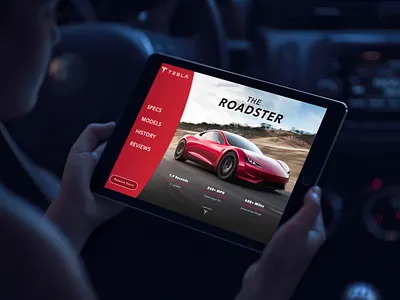 Tesla Roadster | Landing Page about branding call to action cta dailyui dailyui003 design ios landing page landing page design logo tesla typography ui ui design ux vector web web design website