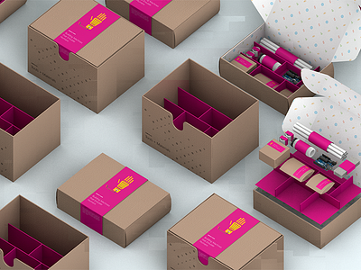 Lesson Kits 3d c4d design packaging