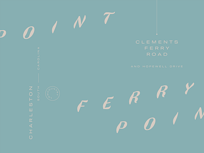 Ferrypoint identity logo type typography