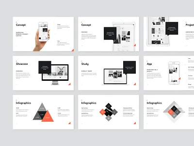 Corp. template slides brand business corporate identity creative keynote layout logo minimal minimalistic presentation slide template