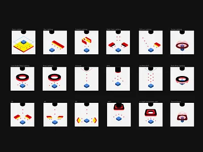 Machine Vision Iconography ai artificialintelligence deep learning design icon iconography icons illustrator light machinevision minimal modern ui ux vector