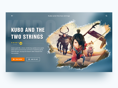 Movie TV App application clean design kubo movie tv tvapp ui ux