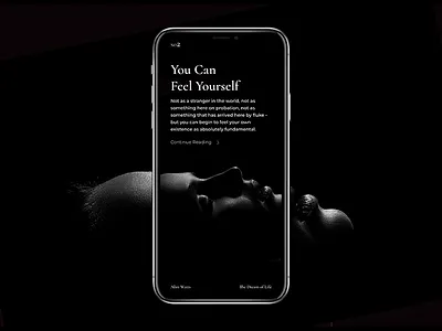 Awaken from this Illusion - Mobile Article Card No 2 design mobile sketch ui ux web
