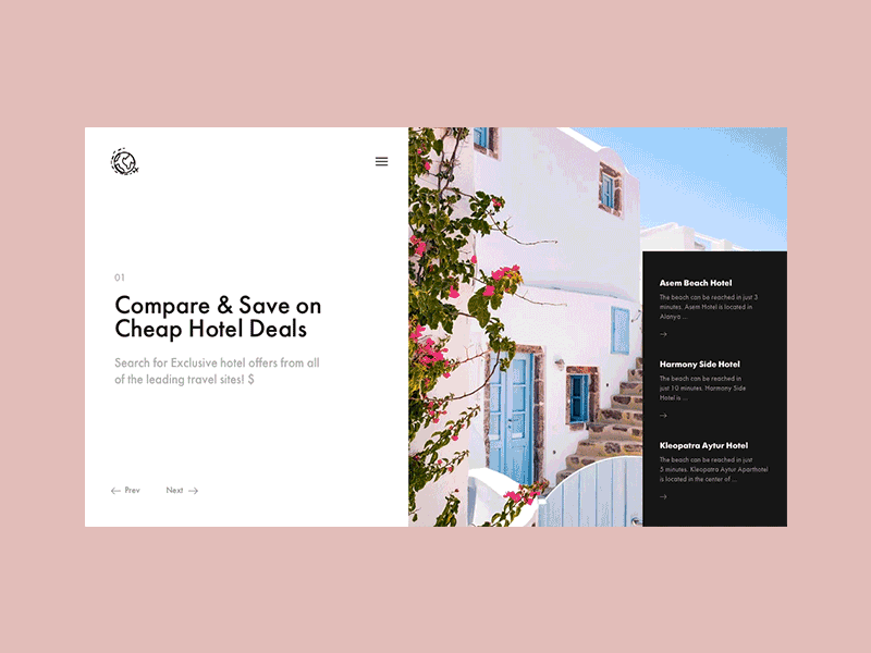 Hotel business corporate design flat layout ui ux web webdesign