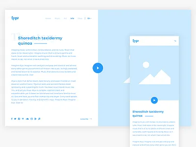 Responsive Wireframes #3 mobile practice simple ui ux web wireframe