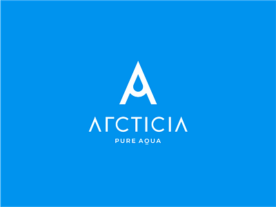 Arcticia aqua arctic bottle branding brandits drop fresh logo mineral monogram pure water