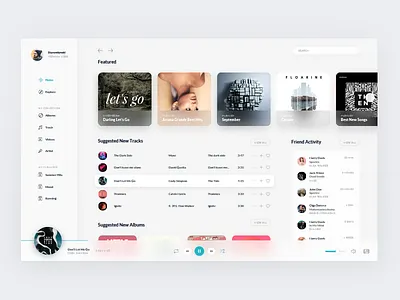 Tidal Light app concept clean ios minimal app mobile ui ui ux ux uxdesign