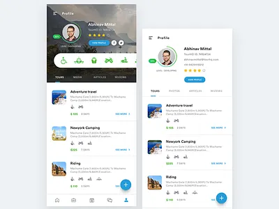 Tourhd App UI/UX design studio shikha gupta tour tour guide ui ux uxd technologies