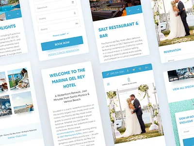 Responsive Hotel Website Redesign blur booking clean dailyui free freebie hotel landing redesign shadow ui usa webdesign website