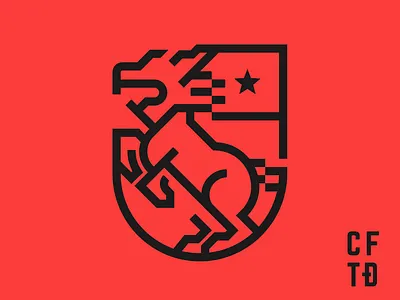 CrossFit Thao Dien - Brand Identity animal brand cross crossfit fun gym logo sport star unicorn vietnam