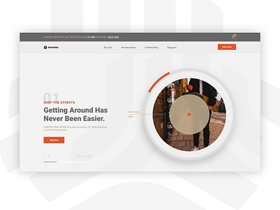 Boosted Board Web Concept application design concept design design ui ui design uidesign ux ux design uxdesign web design web design. web designer web mock web ui