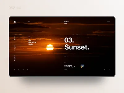 Si™ Daily Ui Design 052 clean dailydesign designinspiration graphicsdesign interface minimal minimalism photography typography ui uidesign uiux ux uxdesign webdesign