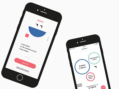 Mono visual identity and web design bauhaus design graphic profile illustration infographic logo ui visual identity