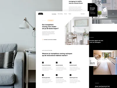 Habitat Sales Page benefits design features landing page sales ui ux