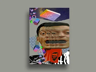 Mesut Ozil. arsenal creative design football graphic london mesut ozil player poster