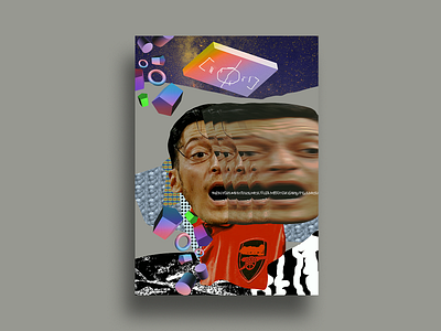 Mesut Ozil. arsenal creative design football graphic london mesut ozil player poster