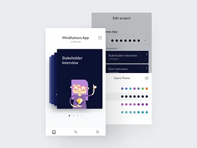 Talebook Mobile Themes calendar clean dashboard homepage ios mobile personal personalised personalization projects themes timeline ui ux whitespace