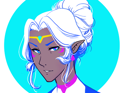 Princess Allura allura art cintiq digital fanart illustration voltron