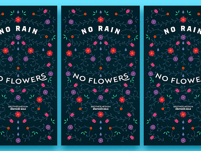 Typostories - Vol 13 design flowers illustration instagram story leaves lettering letters rain type typography vector