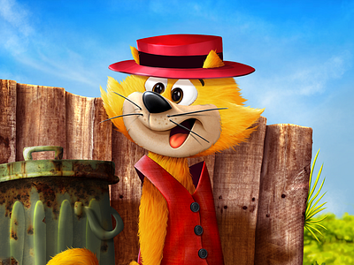 Top Cat Redo character illustration procreate