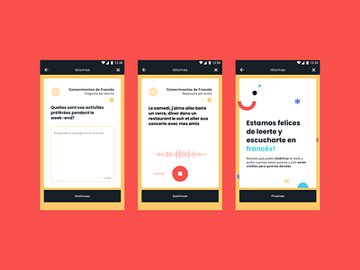 Seve App | Idiomas android app language mobile ui ux