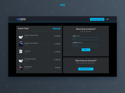 Daily UI Challenge 002 - Checkout Screen cart checkout daily 100 dailyui dailyui002 register shopping tech ui uiux web website