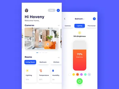 Smart Home APP app design ui