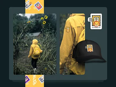 Travel Kit | Yellow Lion adventure children forest hat identity kid kit lion travel vacation yellow