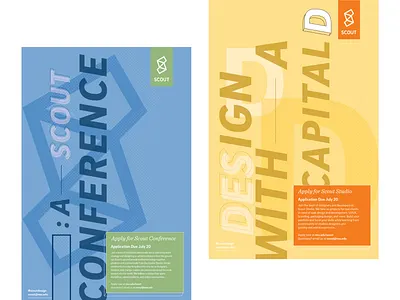 Scout Recruitment Posters! boston boston design design graphic design marketing northeastern northeastern university scoutdesign student led typography