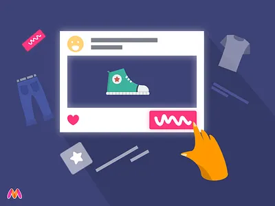 Fashion Feed- Illustration Exploration animation app apparel brand fashion fashion app fashion blog feed illustration model photo photograph principle sketch ui ux