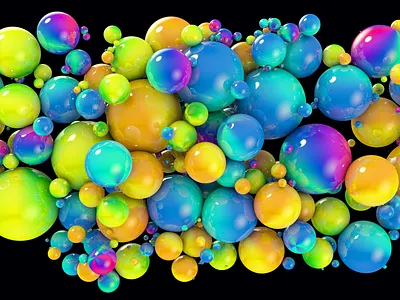 N1 animation cinema 4d color design gradient ui ux