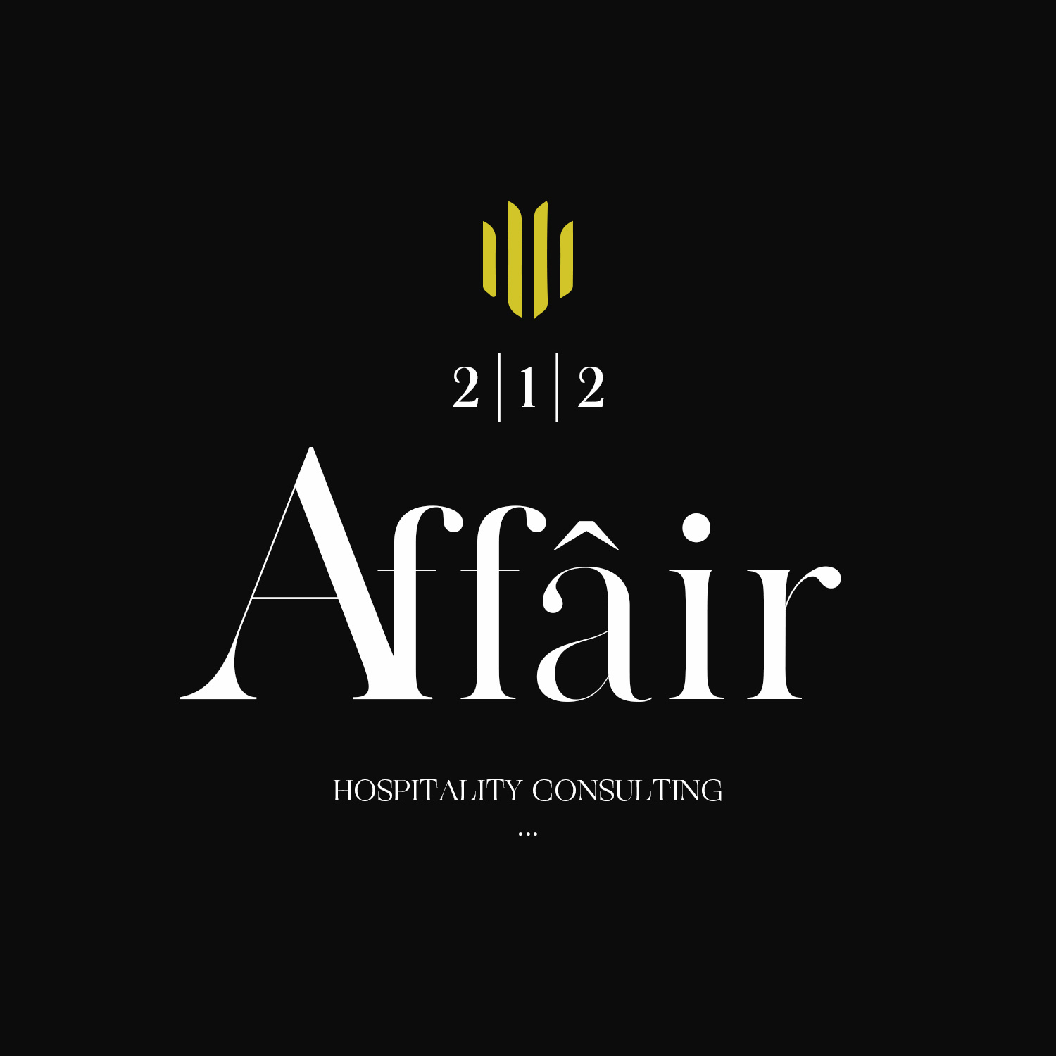 Affair 212 | 2020 agency logo design branding design graphic design hospitality logo design illustration logo logo design logotype logotype design