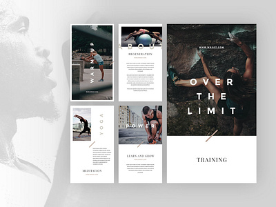 WORKOUT Instagram Stories body builder brandid brandidentity branding crossfit design gym health health care instagram instagram stories personal photoshop presentation running social stories trainers training yoga