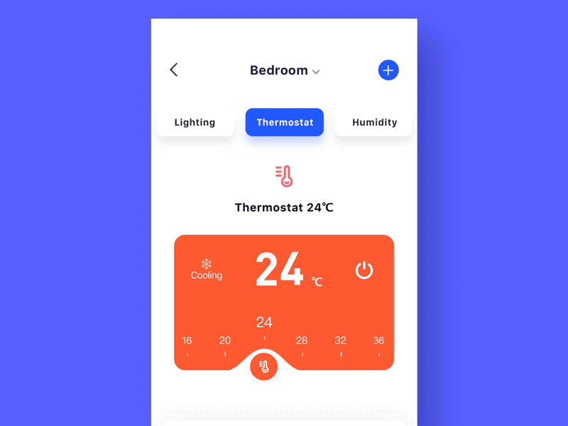 Dynamic design of smart home-02 animation app design ui