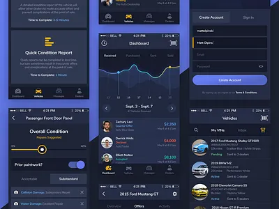 VinSwitch App Showcase app design interactive interface mobile ui ux