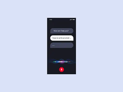 Concept app app application clean ios mobile siri ui ux design ui design