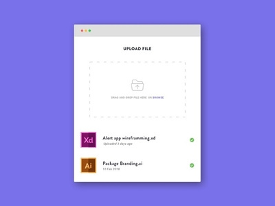 File Upload challenge design shot ui visual design