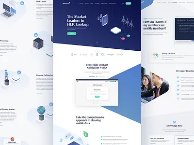 Pages design homepage illustration landing page navigation technology ui ux