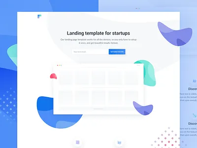 Ava - HTML/CSS Landing page css free freebie freebies html landing page landing page design template theme design