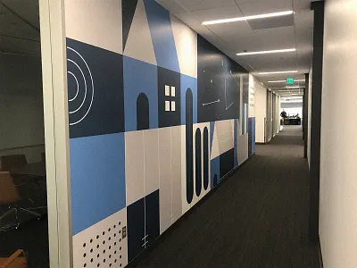 Full Neighborhood Mural mural neighborhood office purpose