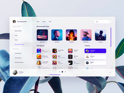 Music Application Concept album app client color colour concept design fluent design graphic design graphics grid icon music music album music player sketch typography ui uiux ux